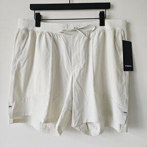 NWT LULULEMON BONE White License To Train Shorts 7" Linerless Men's XXL